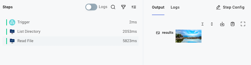 SFTP list read file